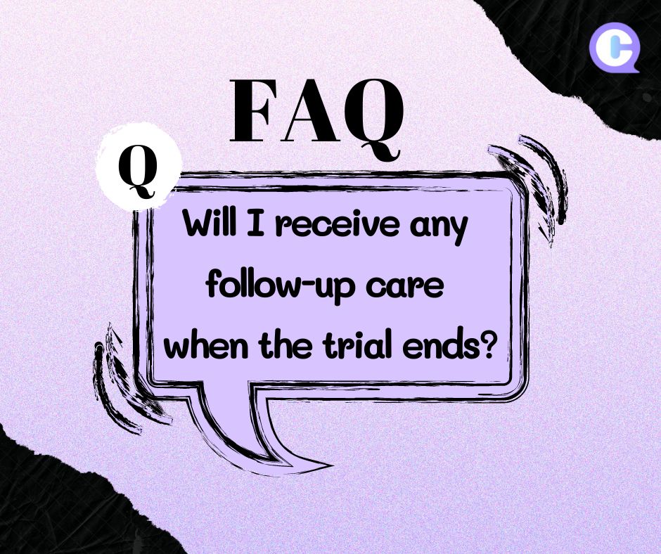 Answer: In later phase trials with potential health benefits, consider asking these crucial questions: 1. Will I access treatment post-trial? 2. Covering treatment costs? 3. Trial results sharing with healthcare providers? 4. Post-trial help for side effects? Stay informed!🏥