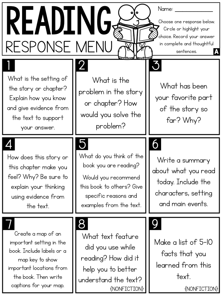 Free #Reading Response Journal Prompts 📖 

sbee.link/98dekgar3t  via Teaching with Nesli
#ela #writing #teachertwitter