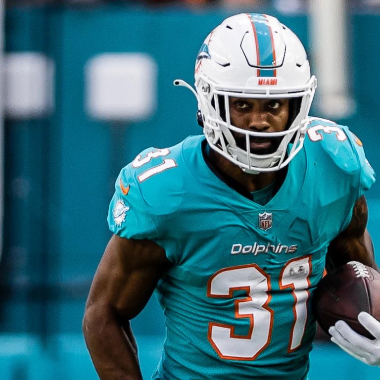 For those worried about cook… we have two of the fastest running backs in the NFL and one on a rookie deal… plus a power back for short yardage situations. We have all facets of the running game covered. Grier is not gonna pay a RB with that room at his disposal. #finsup https://t.co/Qjf49Tios0