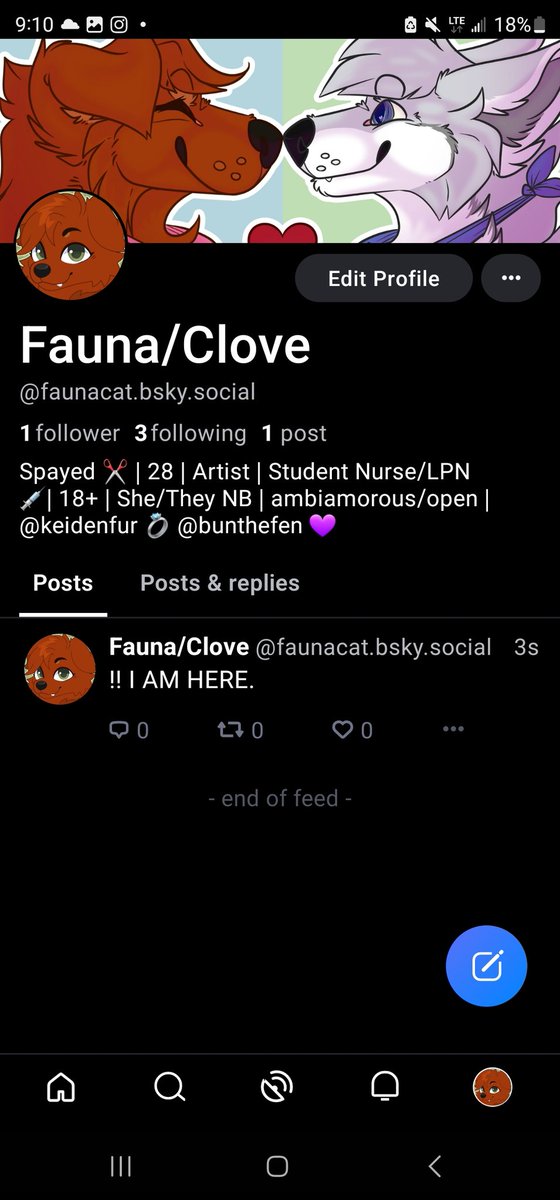 Fauna/Clove @faunacat.bsky.social tweet media