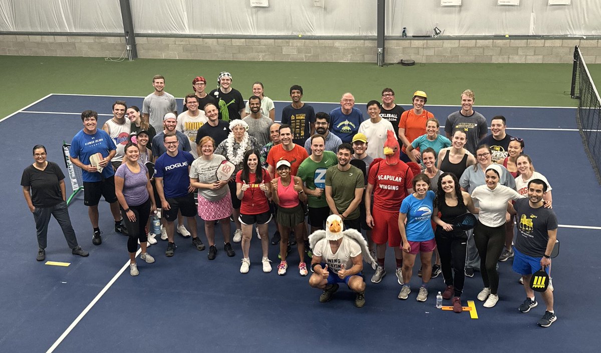 Second annual Child &amp; Adult Neurology Resident/Fellow v. Faculty Pickleball Tournament

(…And yes, the residents &amp; fellows have bragging rights for another year.) 😎

Congrats to <a href="/Shani4Dance/">Shani Peter</a> &amp; Dan Mannion, the new champions! 🏅