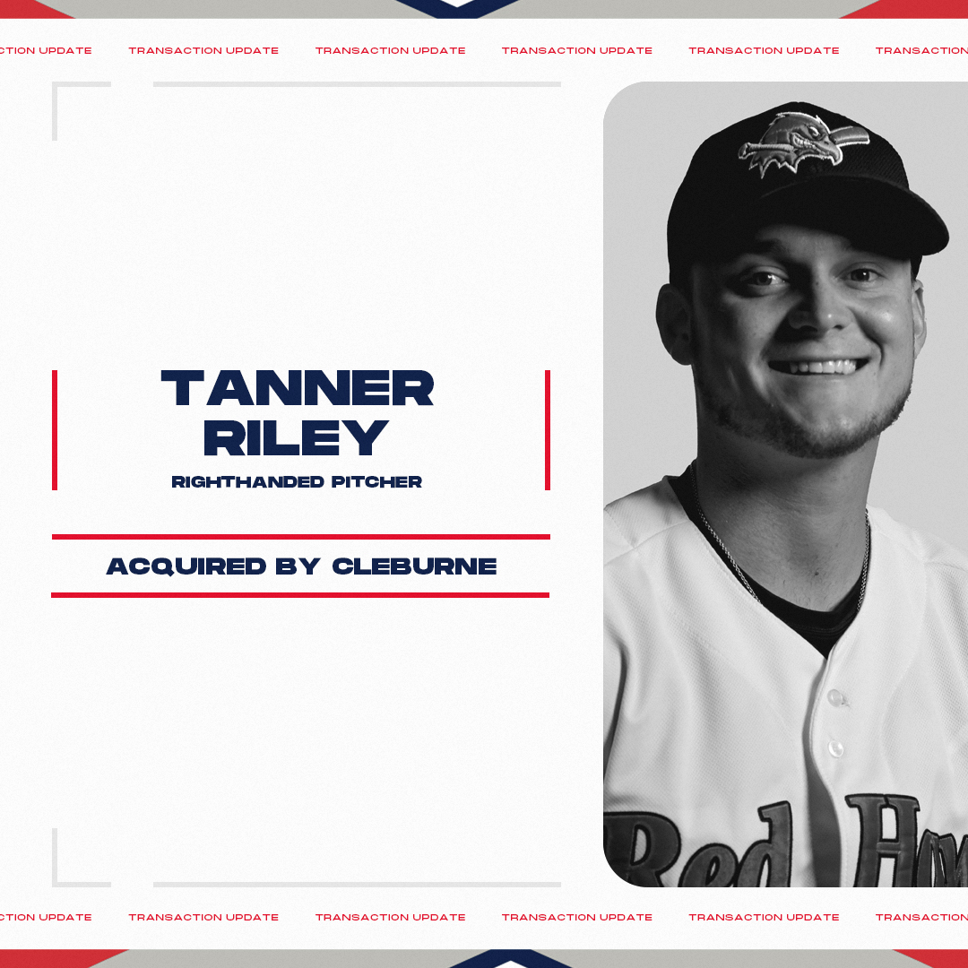 AA_Baseball's tweet photo. July 24 Transaction: @CRRBaseball traded LHP Trey Cumbie (@treycumbie) to @FMRedHawks for RHP Tanner Riley (@triley_10).