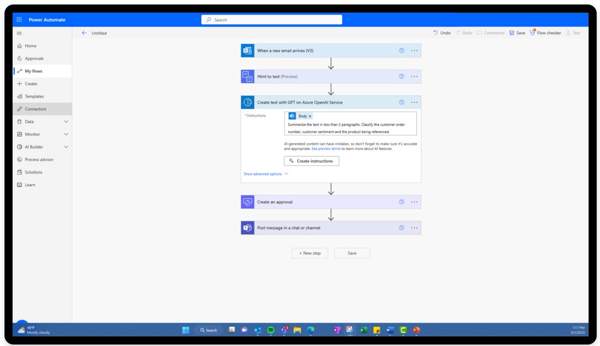 biccameraP's tweet image. Microsoft Power Automate って？🤔

煩雑な業務プロセスを自動化できるマイクロソフトの革新的なツールです🤖💪

例えば、メールの自動送信やデータの連携など⚙️さまざまなアプリやサービスと連携できる未来の働き方を切り開く新たなツールです！🌟
#MicrosoftPowerAutomate #自動化 #業務効率化