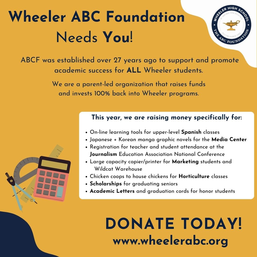 wildcatabc's tweet photo. Hey Wildcats, ABCF is excited to get back to school, and our first priority is making sure our amazing teachers and staff have what they need to be successful.  We need your help - please donate at https://t.co/BYv95DLb6x so we can fully fund our grant requests. #wildcatnation https://t.co/NdKMECMWNy