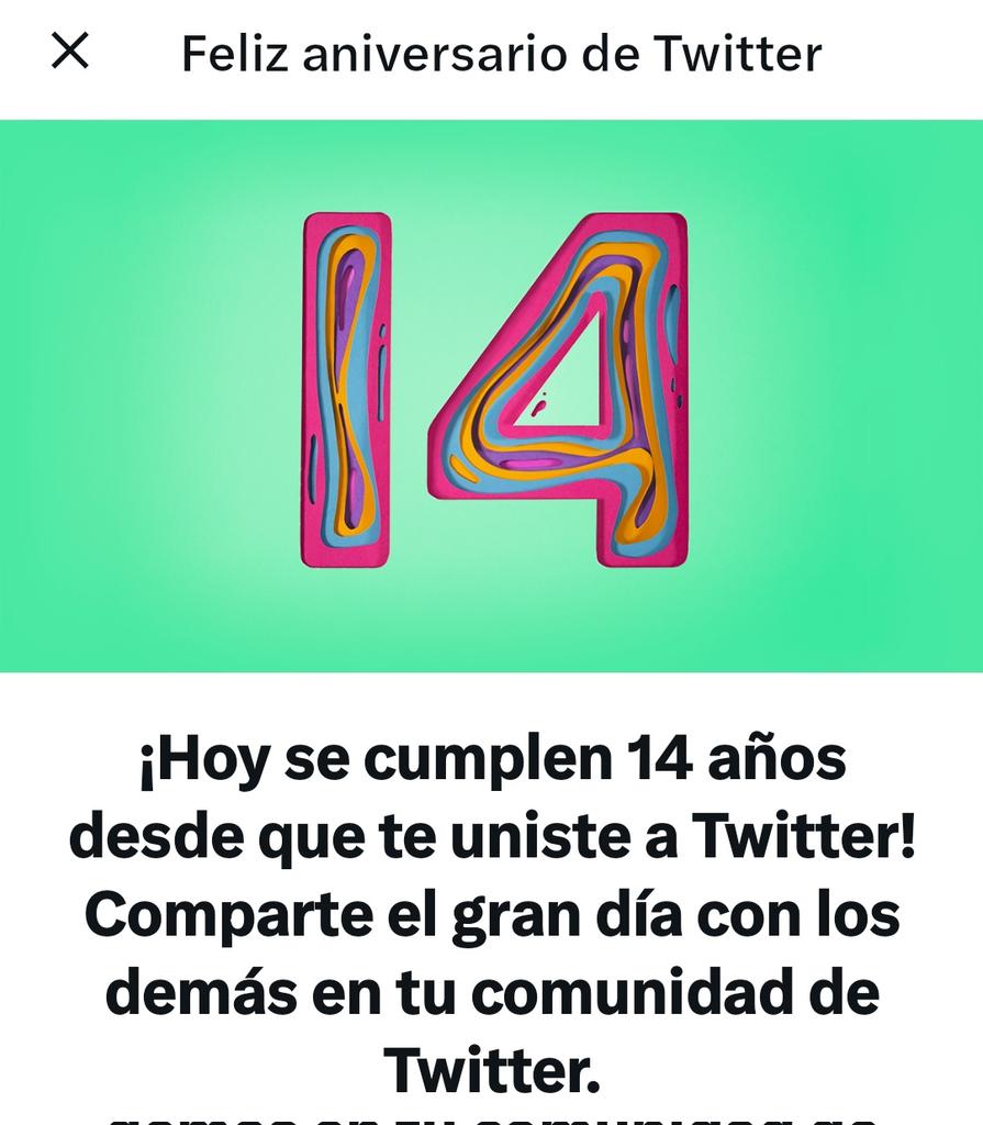 ivoralex's tweet photo. ¿Recuerdas cuando te uniste a Twitter? ¡Yo sí! #MiAniversarioDeTwitter https://t.co/zXn5npqhp8