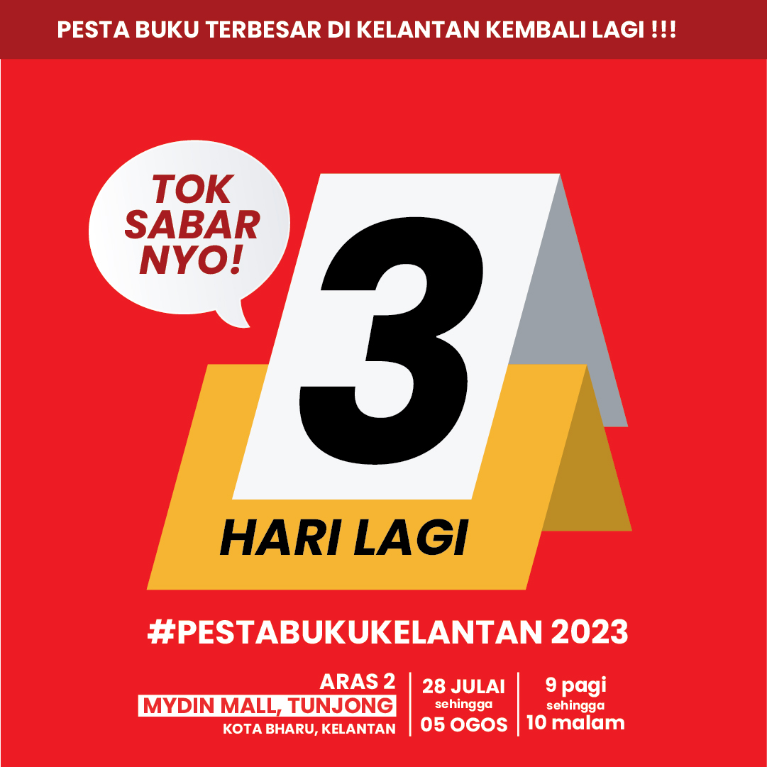 Ado ko sini hok tk sabar nok gi Pesta Buku Kelantan? 🙋‍♂️🙋‍♀️