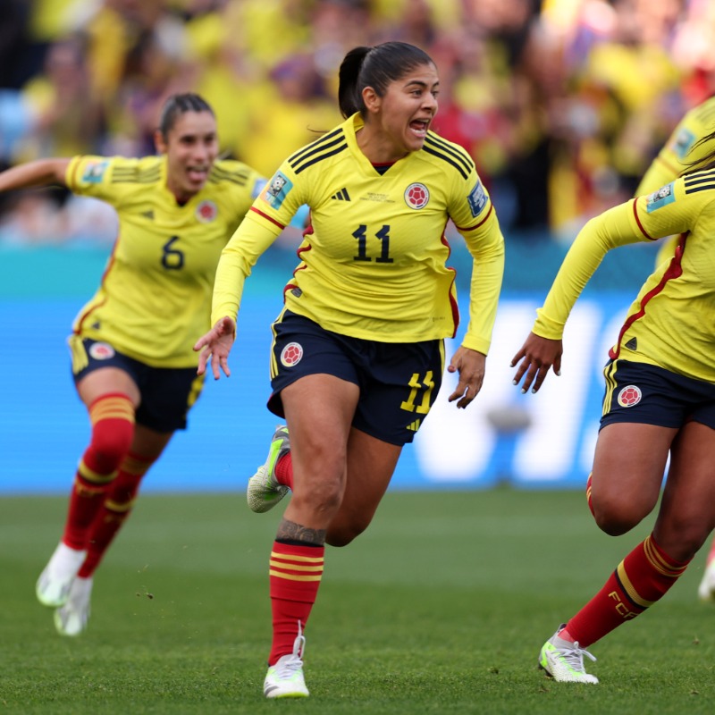 FIFAWWC's tweet photo. Advantage, #COL!

@FCFSeleccionCol | #FIFAWWC