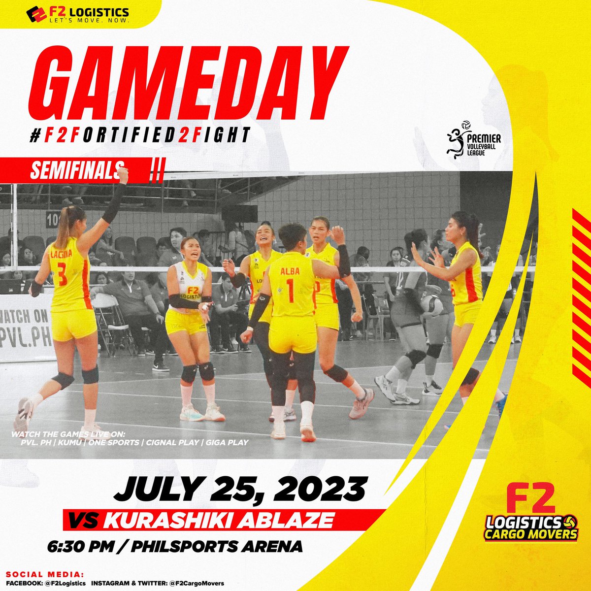 #F2Fortified2Fight

Always a pleasure to play against a foreign team! 

We will do our best to represent our country 🇵🇭 on this 🙌. We need your support 🙏.

See you in yellow 💛.

#LetsMoveNow
#LetsGoF2LetsGo