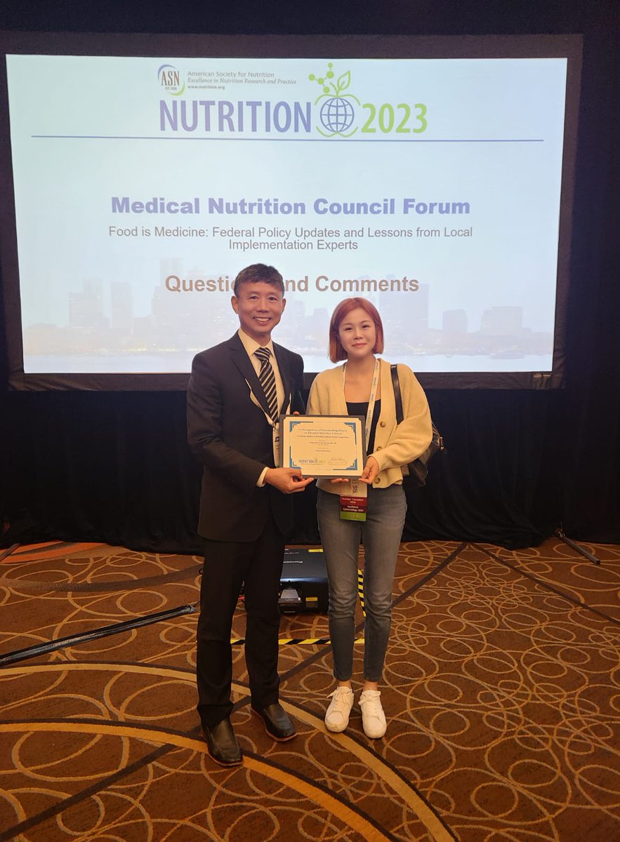 Anna Lee (@annalee_aic) on Twitter photo Proud to see my PhD student Helen Cheung <a href="/CUHKMedicine/">CUHK Medicine</a> win 2nd prize for Emerging Leaders in Nutrition Science Poster Competition at #Nutrition2023 in Boston! Proud to see my PhD student Helen Cheung <a href="/CUHKMedicine/">CUHK Medicine</a> win 2nd prize for Emerging Leaders in Nutrition Science Poster Competition at #Nutrition2023 in Boston!