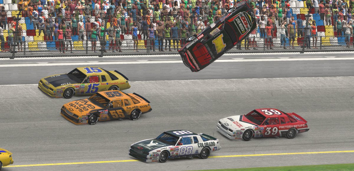 wizardhook188's tweet photo. P7. A little gutted we couldn't get back up to the leaders on the last lap, but overall really happy with the performance. A lot of words, but little characters. Will come back next time stronger than ever. @eRacr_gg #Firecracker400 https://t.co/lqOD3D8wKN