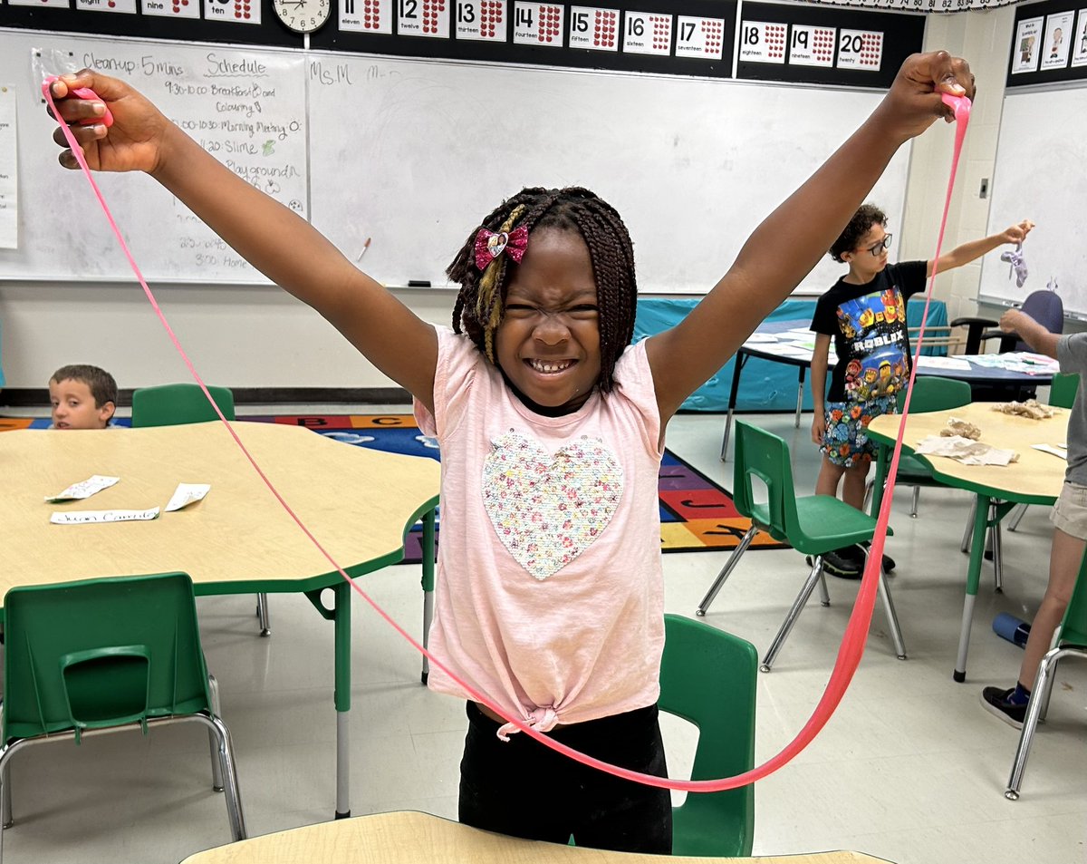 RachelMachnicki's tweet image. Making slime was awesome! We got to see how far we could stretch it and how high it could bounce! 
#ASPIRELRSD
 @pennerLRSD @minnetonkaLRSD @wyattLRSD  @darwinLRSD @louis_riel_sd