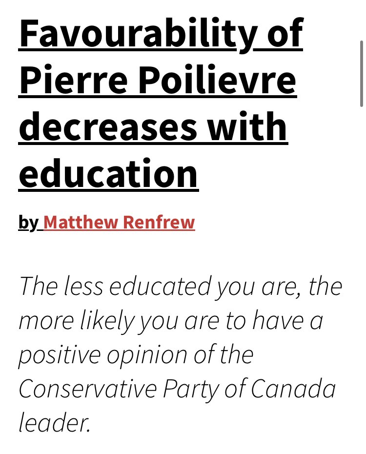 SuburbanPolly's tweet image. You don’t say?  #NeverPoilievre #NeverCons