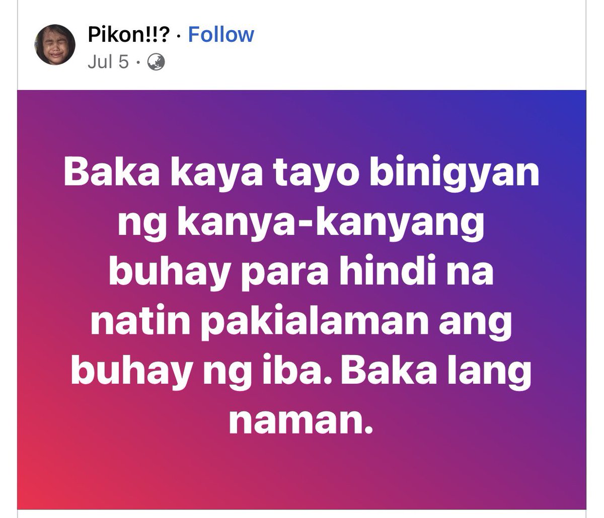 andreaglng's tweet photo. BAKA LANG NAMAN https://t.co/dBlS7hhOZT