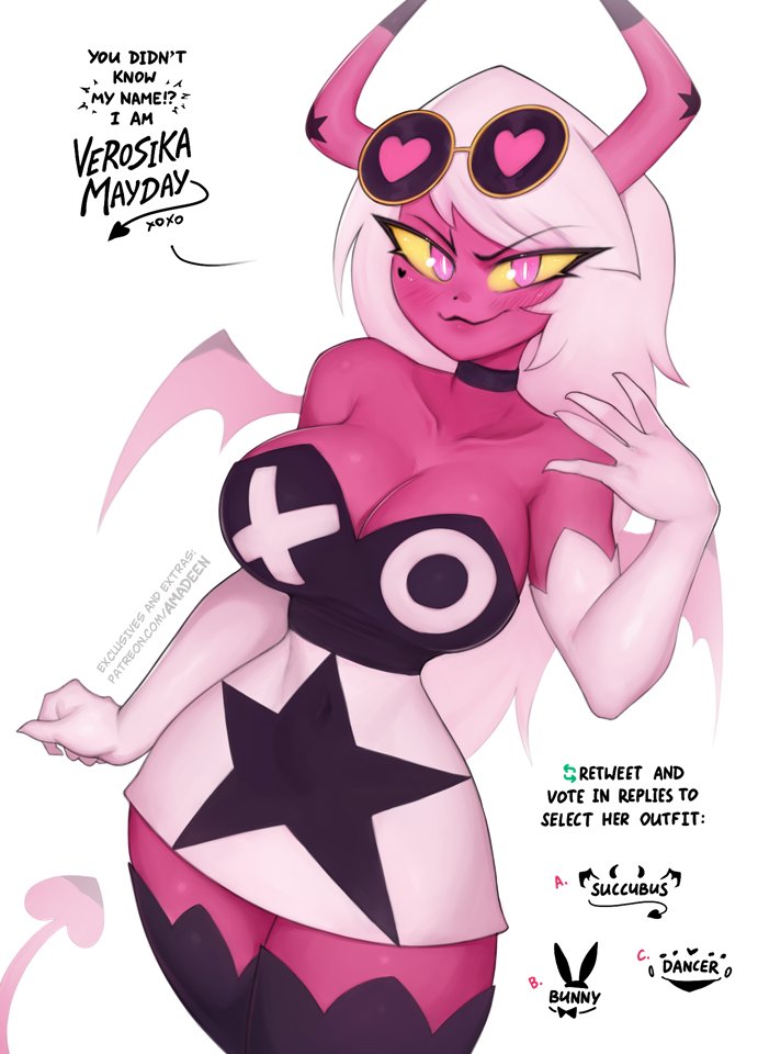 amadeenSFW's tweet photo. Select Verosika's outfit https://t.co/zm89W18A8q