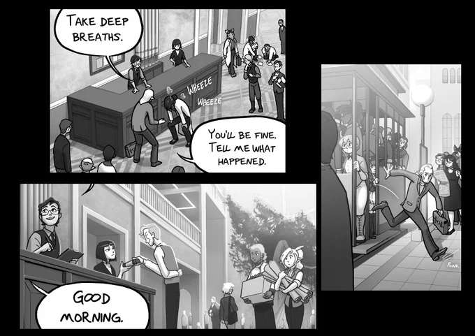 HEY GUESS WHAT I'm drawing some crowd scenes for our webcomic and I'm opening submissions for reader cameos!   If you're interested in seeing you or your character show up in the background, you can get more info and submit an application in the Google form linked below ✨