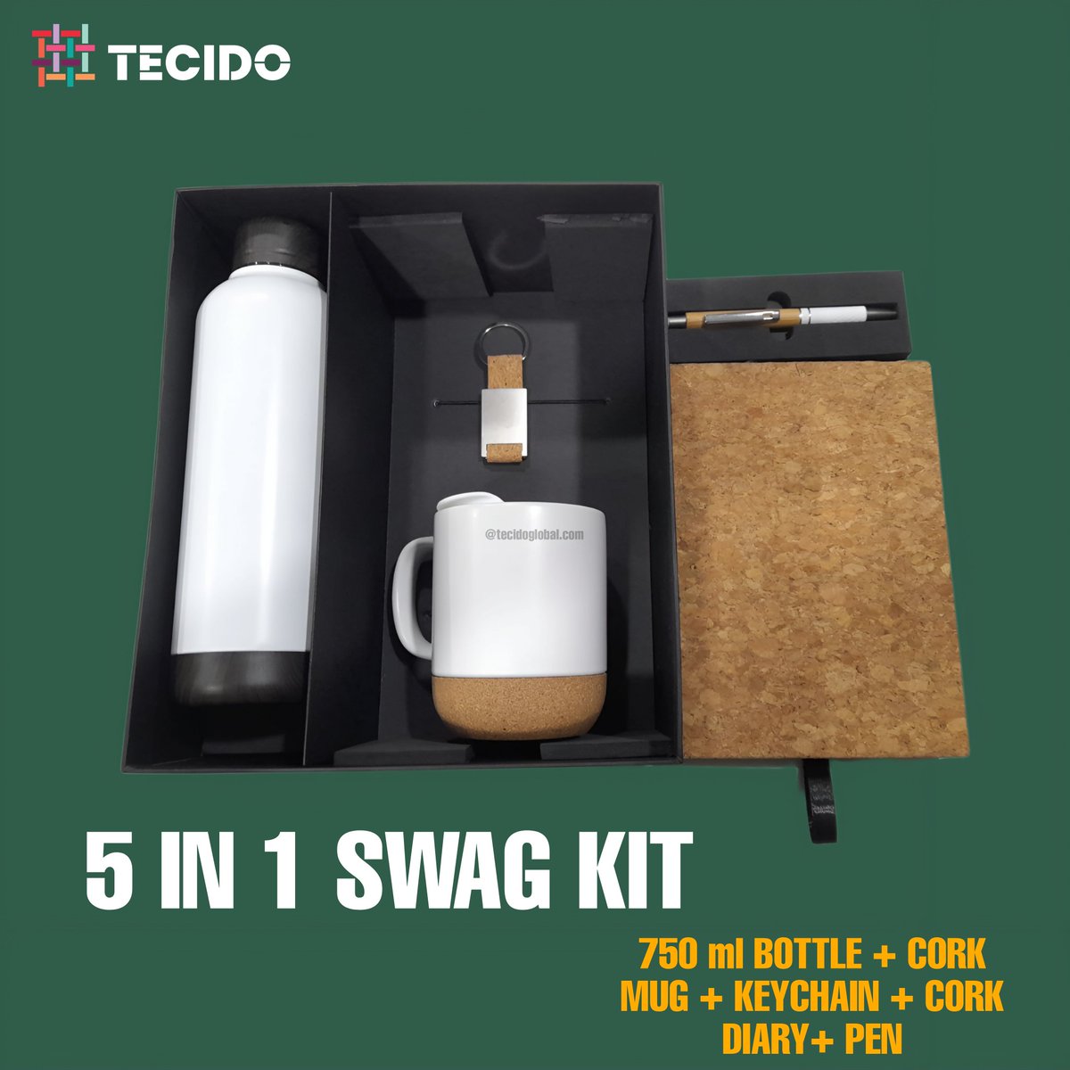 Unleash the Swag with our 5-in-1 Kit! 🎁 all in style! 

#corporategifting #employeeappreciation #employeeengagement #employeebenefits #brandedgifts #SwagKits #customization #teambuilding #SwagKit #Essentials #MustHaves #StayOrganized #SleekDesign