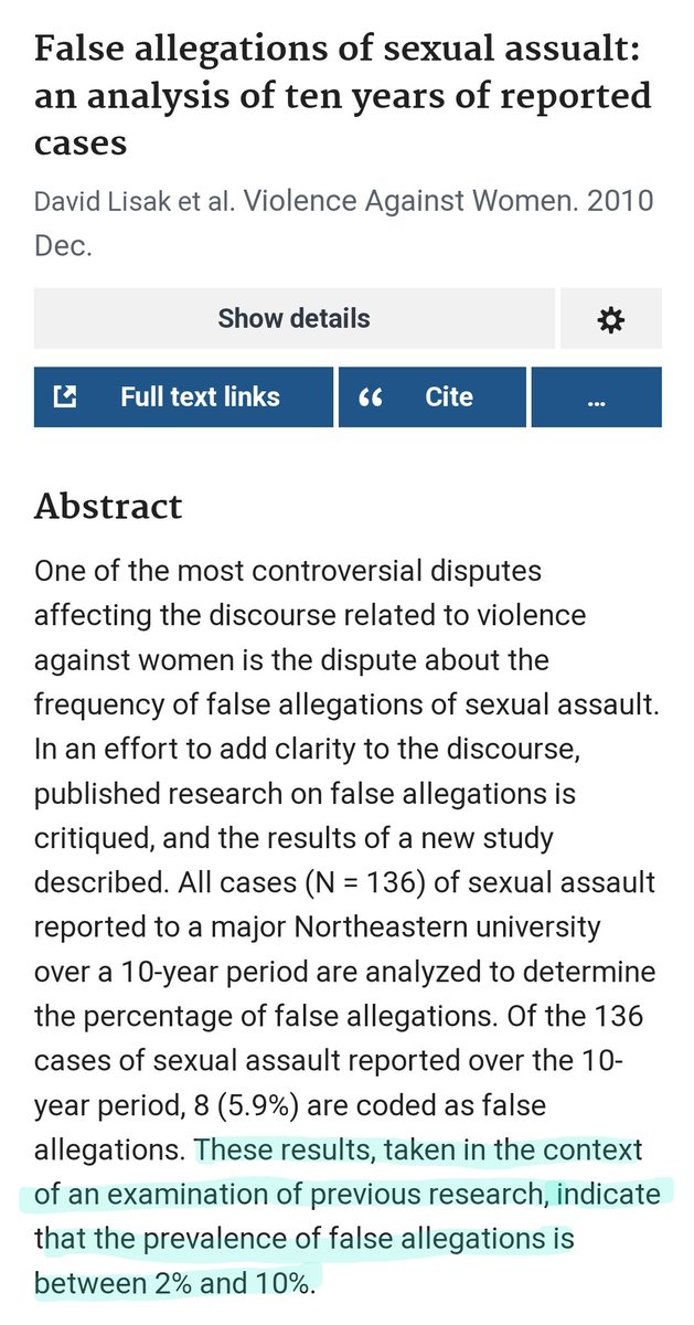 TeeIsSleepy's tweet photo. @TheOne4k @Raycheal43 2 to 10 % of SA cases are false accusations. Do you see how nonsensical your comment is now? https://t.co/eRu9rCzgTS
