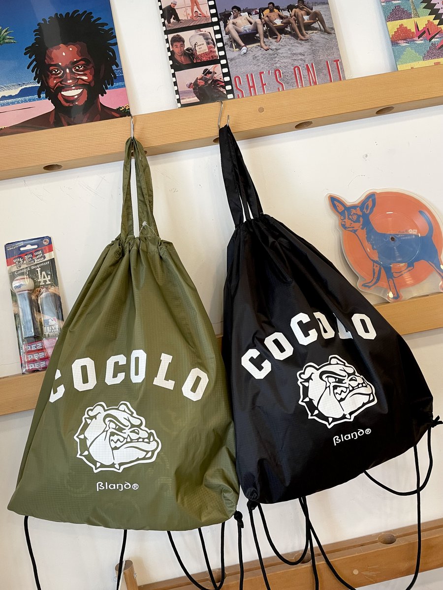 新作ブルドックシリーズ！！！！カバンの中身が取り出しやすいサイドファスナー付きの『BULLDOG GYM SACK』が入荷してきてます♪海やキャンプなどにもピッタリなアイテムです☆cocolostore.com/product-list?k…