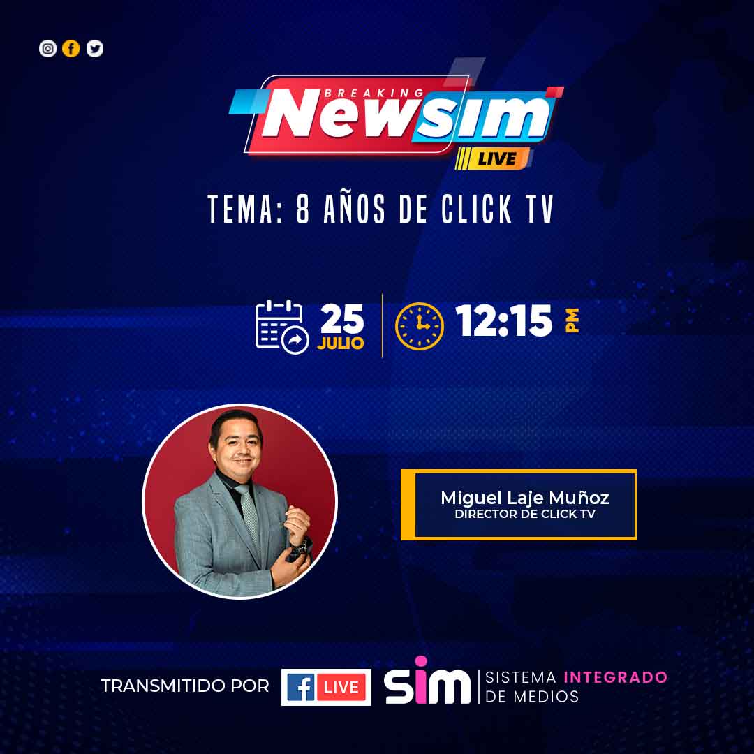 UnemiSim's tweet photo. ⏩ Mañana en #BreakingNews tendremos como invitado especial al director de #ClickTV de Milagro y compartiremos experiencias de sus 8 años de recorrido. ✨
#UNEMISounds #SIM #SistemaIntegradoDeMedios #ByUNEMI https://t.co/xON5NdzxZh
