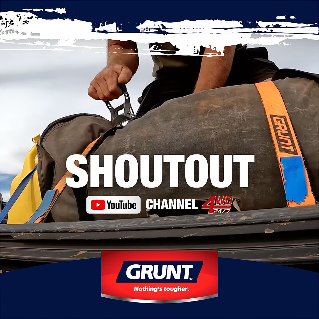 usegrunt's tweet photo. Huge shoutout to the lads at 4WD 24/7, for using our TOUGH GRUNT RATCHET TIE-DOWN in one of the most remote areas of Northern Territory, Australia. 

Get your TOUGH GRUNT products all over Australia at https://t.co/TDvm0cHgul https://t.co/lWlTFZXKi7