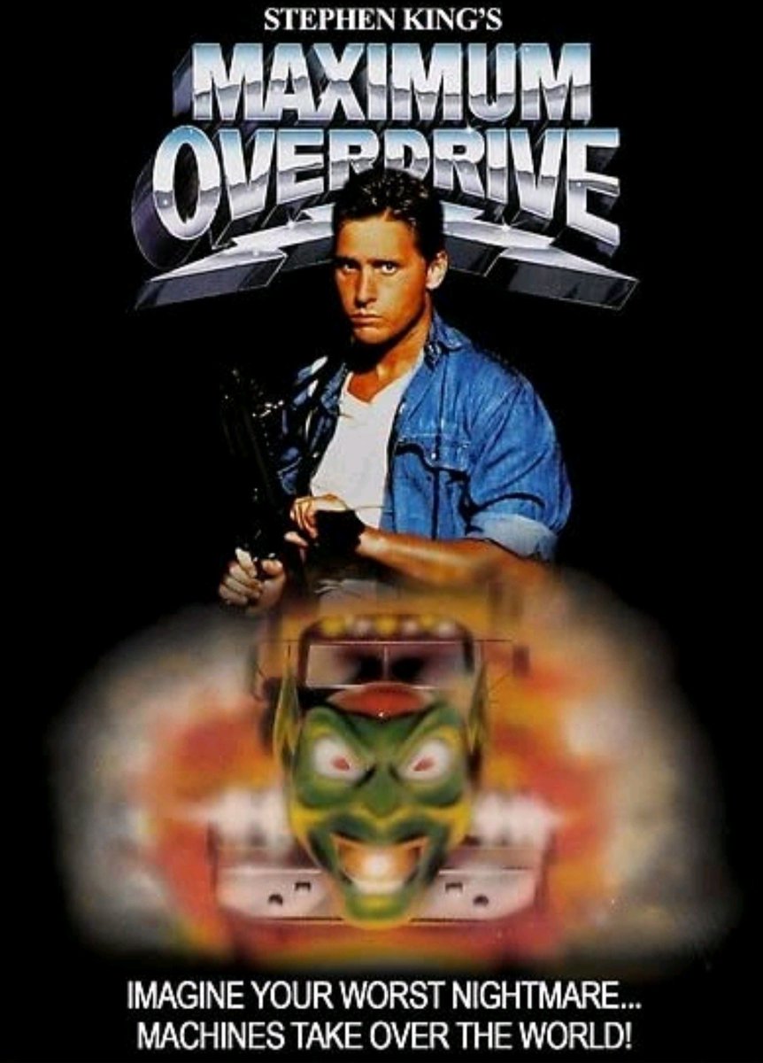 Maximum Overdrive was released on July 25, 1986.
#MaximumOverdrive
#StephenKing 
#horror #action #comedy  #scifi #sciencefiction