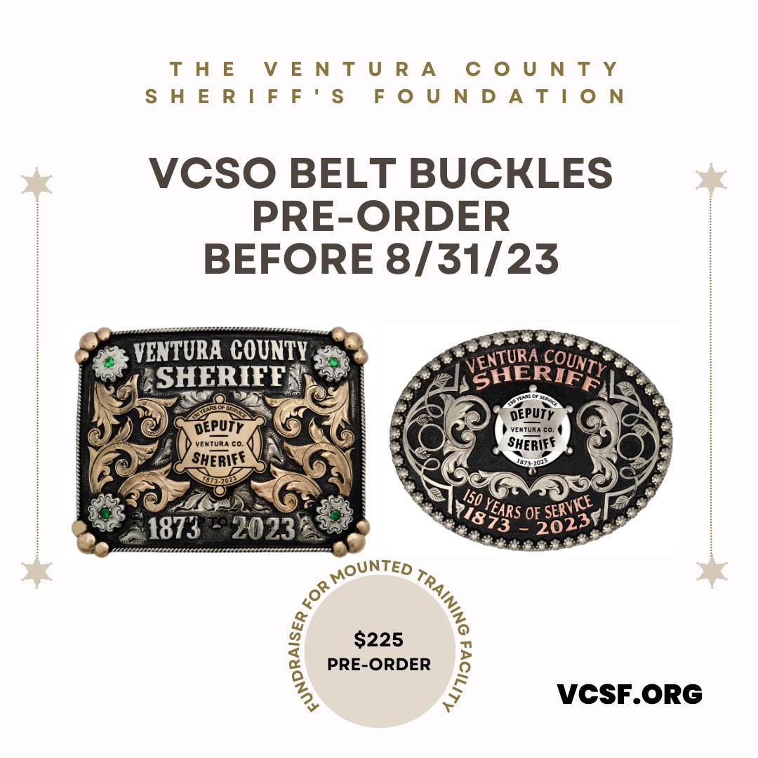 VCSheriffsFdn's tweet image. 🚨preorder yours now! Vcsf.org