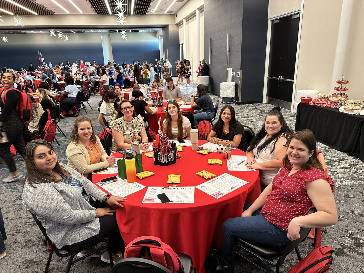 jwrightlssp's tweet photo. SO excited to welcome new diags, ARD Facilitators and School Psychologists today! @CFBISD @CFBISD_Diags #cfbproud #gameon https://t.co/JQmatJcJ5f