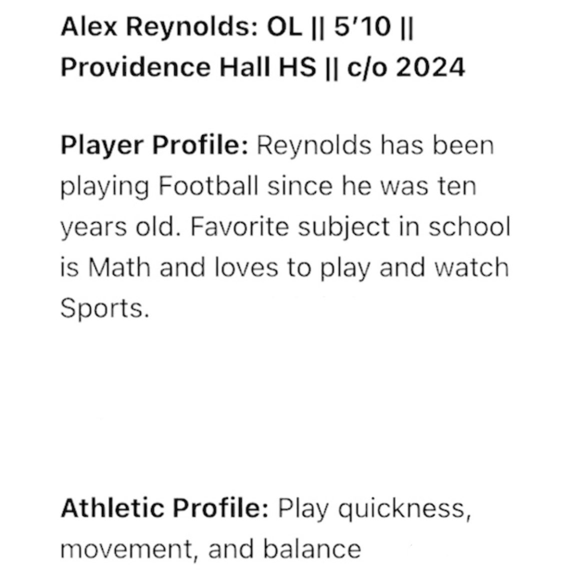 AlexReynolds58's tweet photo. Thank you @LawrenceSanft and @PrepRedzoneUT for the write up! Really pumped for this upcoming season!! https://t.co/32e17oBm5A