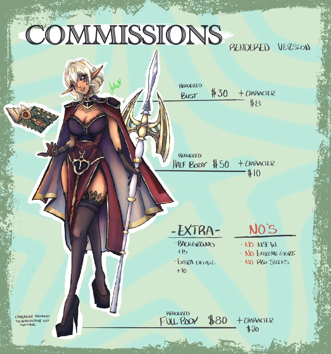 fxde_art's tweet photo. Big news! My official comm sheets are finally here! (I was too lazy to make them for way too long lol) Commissions are also now open! Excited to work with you. https://t.co/piWV0WBTha