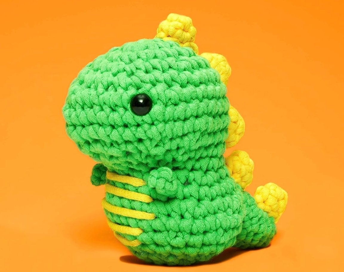 GrantHewitt's tweet photo. While spending time in Northwest Montana my better half has embarked on a journey to make a The Woobles crochet dinosaur... Never seen her so excited about a circle! #crochet #relaxing #cabintime https://t.co/Lwt1NFESg9