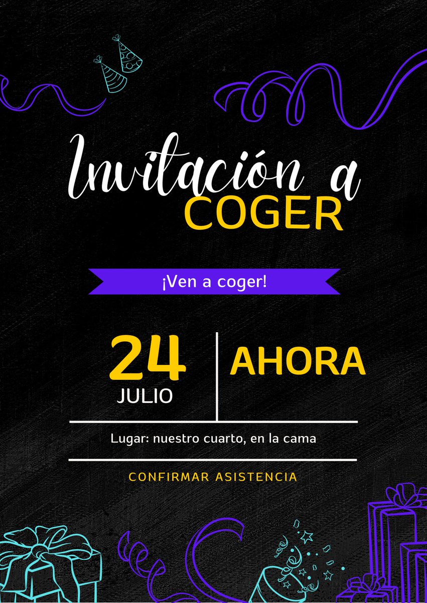 *Mi novio y yo tenemos días sin coger*

Automáticamente yo: