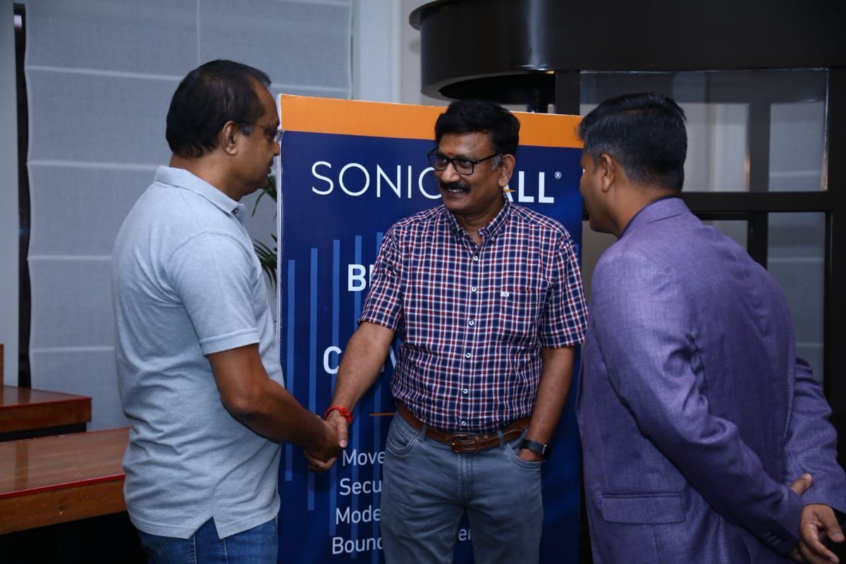 SonicWall's tweet photo. Thanks to our #SonicWall partners and customers in Chennai, India for their insightful contributions at our #BoundlessCybersecurity dinner. Your engagement in pivotal #cybersecurity discussions fortifies our collective resolve for a safe and secure digital future. https://t.co/nYeFEvwyGq