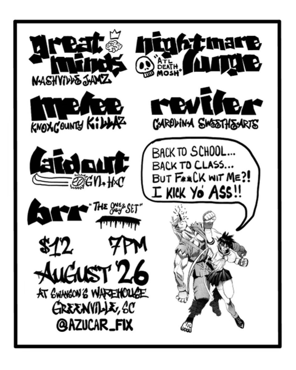 Playing some dope shows this month, very excited fr