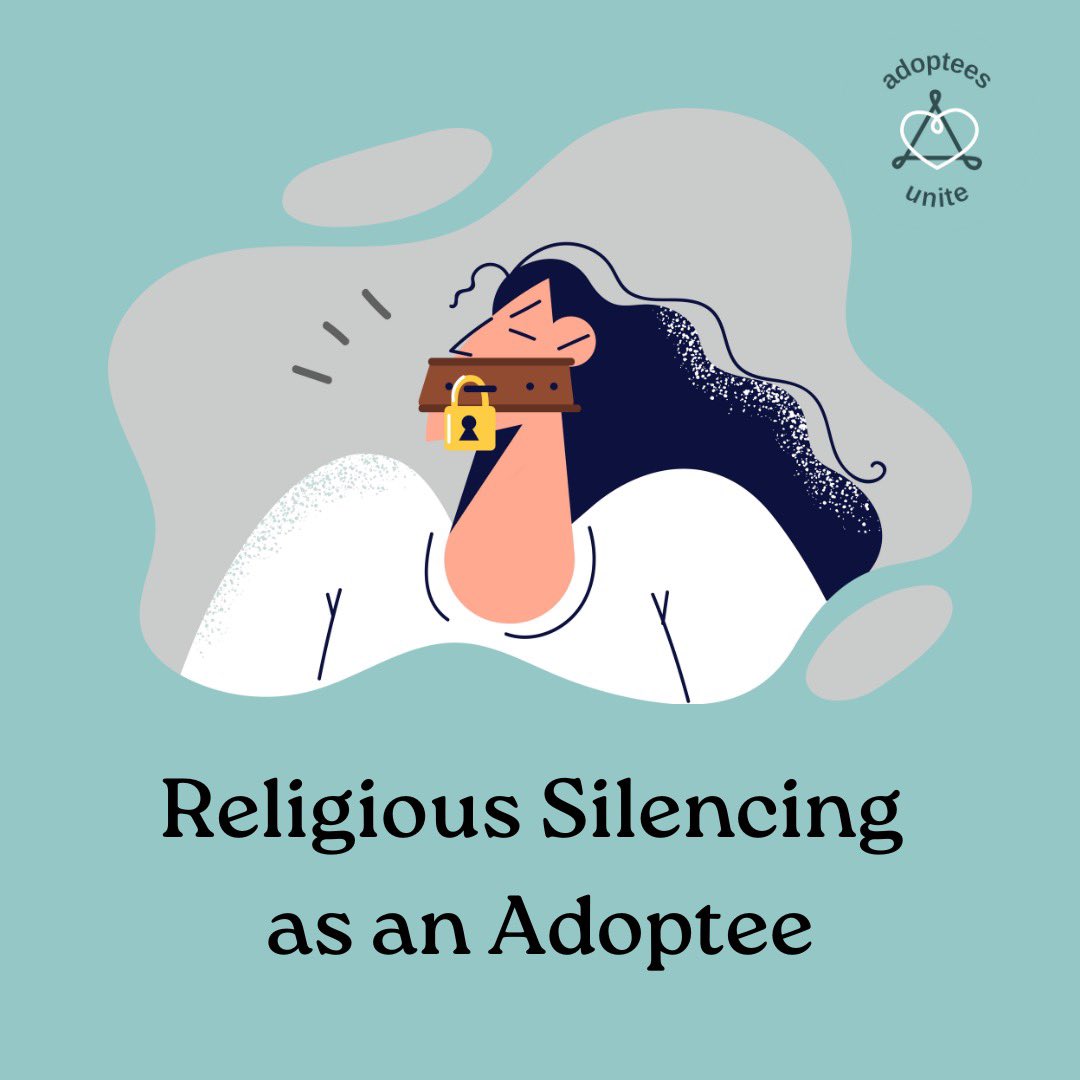 Religious trauma/silencing as an adoptee is a real issue and one of the main results is white saviorism. 
Visit our Instagram to read more!
instagram.com/p/CupE2PmxZ4K/…... 
#adopteesunite 
#adopteevoices #adoptee
#adopteerights
#adopteecommunity #adoption
#whitesavorism