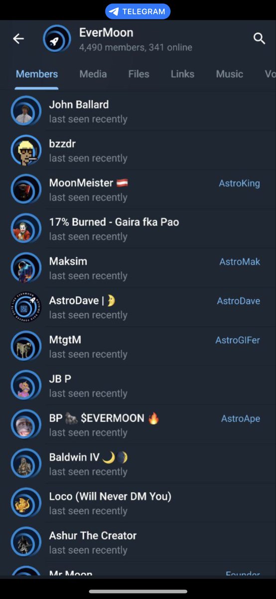 marshethh's tweet photo. This is why I love the evermoon community. We are the only ones that are truly dedicated. This are the projects you need to aim… not the next 1000x. You really wake up and see the TG deleted and rug pulled?? 

I’m good. I’m staying with #EVERMOONARMY forever https://t.co/93fzx6x6eJ