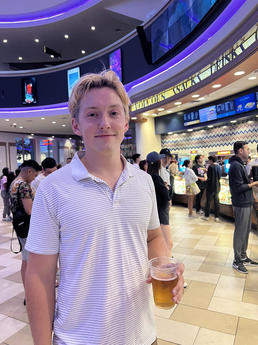 In line to see Barbie and people keep telling my boyfriend they “love his Ken.” The man is not dressed up