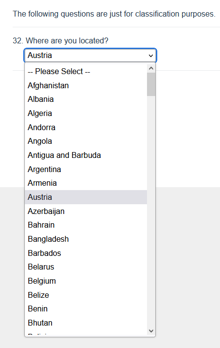 Good job <a href="/wizards_magic/">Magic: The Gathering</a> , a viewer suggested filling out the arena survey, and I found this.

For clarities sake, I live in Australia.