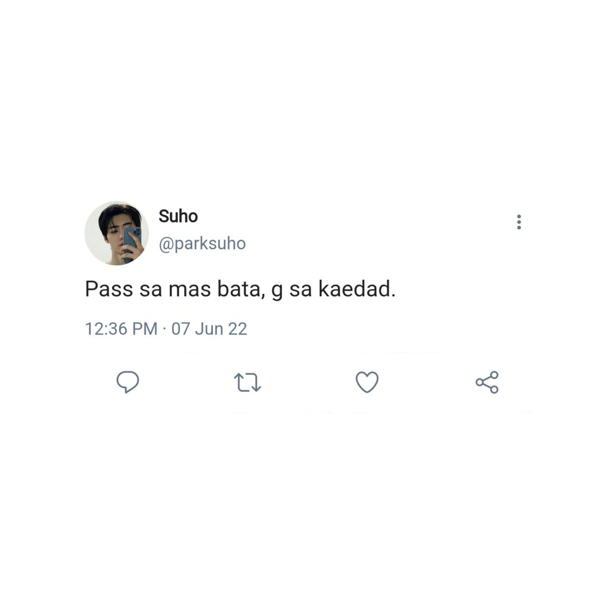 prqyngz's tweet photo. Before I pursue you
— a sungwon few tweets au https://t.co/mK9Uzxiqc5