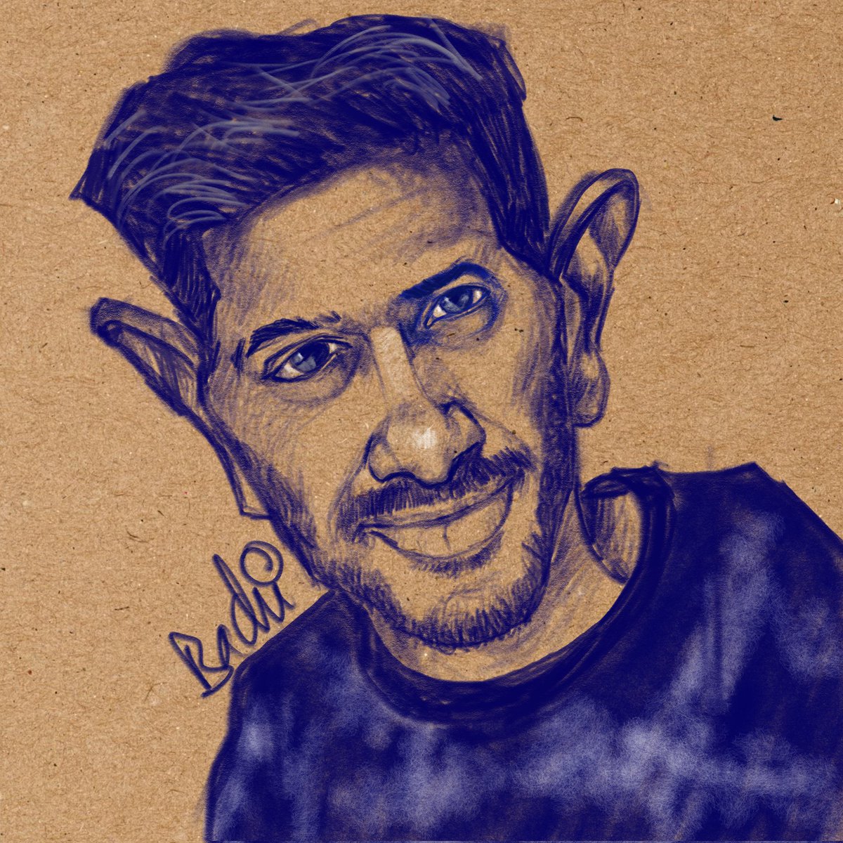 Caricature #caricature #caricaturesbybadri #DulquerSalmaan #actor #Indianfilms #art #digitalart #drawing #openforcommissions #commissionsopen