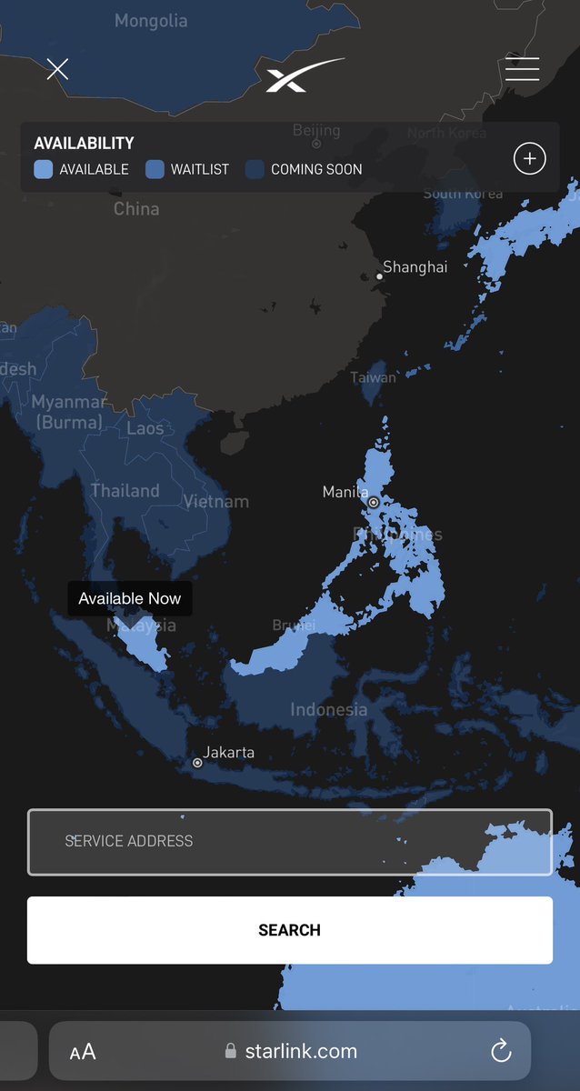 #Spacex #Malaysia Starlink Available in Malaysia https://t.co/4f8XG79DBf