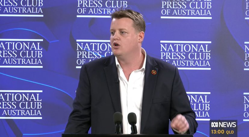 Cracking speech at the #npc from CFMEU’s Zach Smith, arguing for a super-profits tax. 

“Super profits are a failure in our economic system. Profit should only be sufficient to motivate private enterprise to do what it does. The rest is inefficiency.”