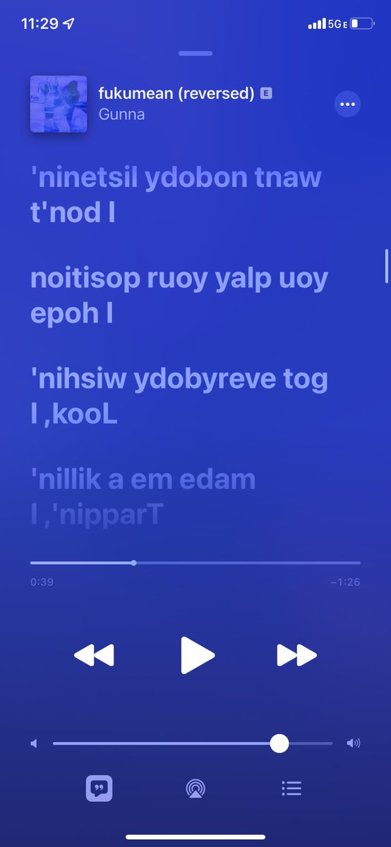 MattsMeteors's tweet image. Song of the year #reversed