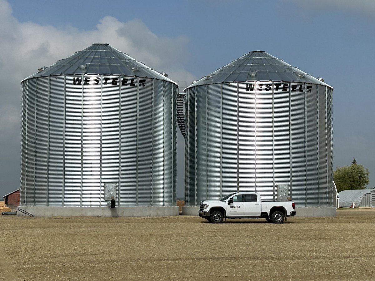 RonYCoop1's tweet photo. Great new yards require only the best storage! ⁦@CoopAgroWetask⁩ @AgGrowthIntl⁩ is front and centre and a key partner in this progressive team of producers! ⁦@BenjaminKrijger⁩ @DanielKrijger #zealandfarms #westeel #corrgrain https://t.co/vkPl0iFtf0