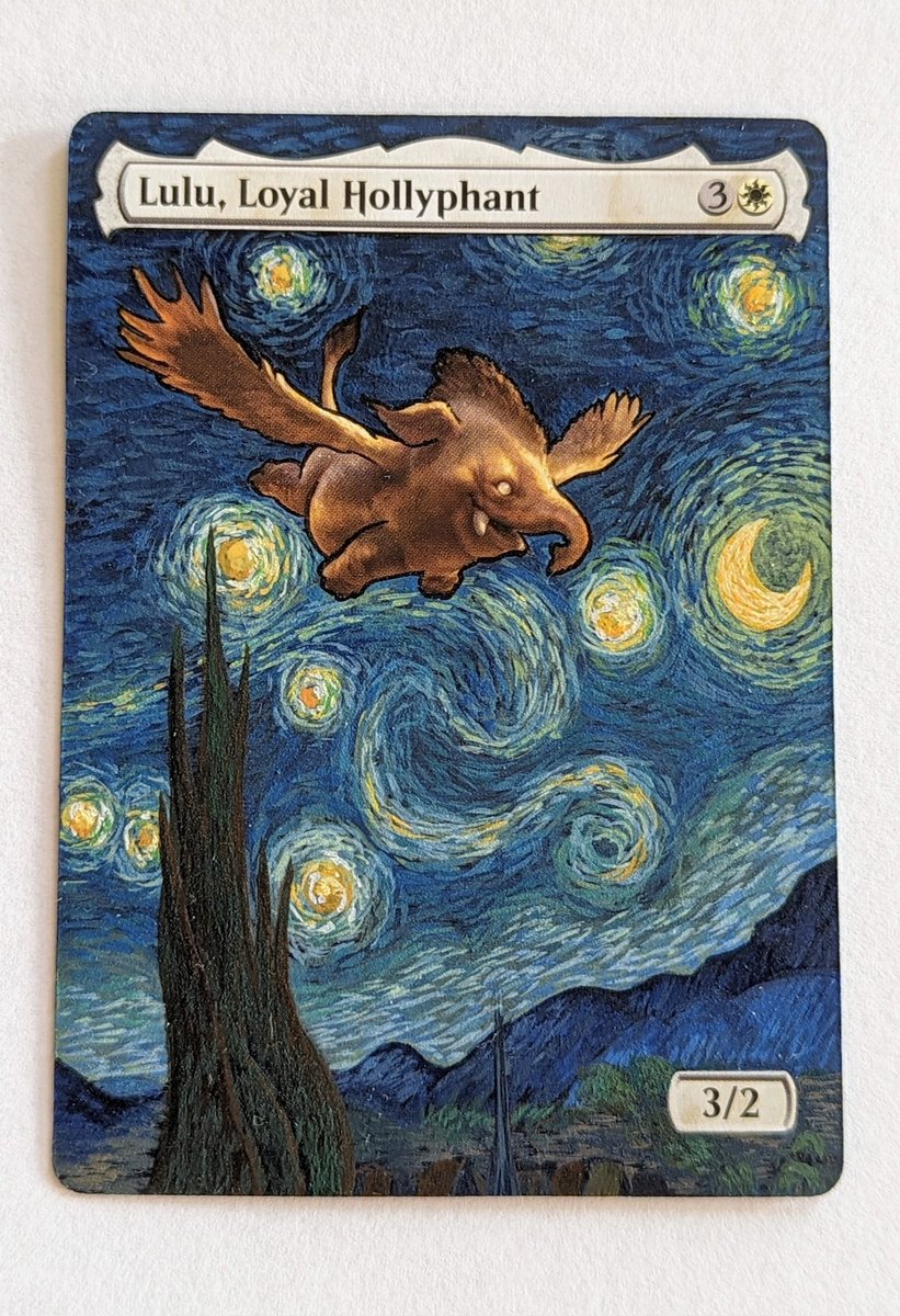 CadPopCast's tweet image. #AlteroftheDay
Starry Night style Lulu, for a friend
#mtgalters