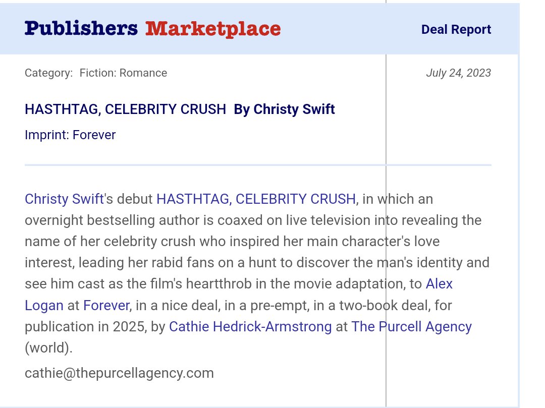 Christy Swift, 2025 Debut Author tweet media