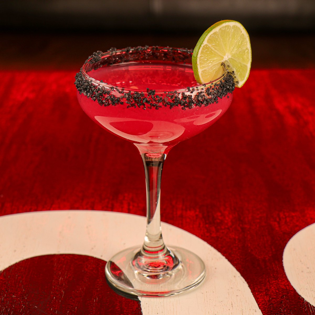 Celebrating #NationalTequilaDay with our PICK A PEAR OF PRICKLY PEPPER 🙌🏼 #blacktapthat #blancotequila #poblano #pricklypear #lime #blacklavasalt #tequila #cocktails #vegas #venetianvegas #blacktaplv