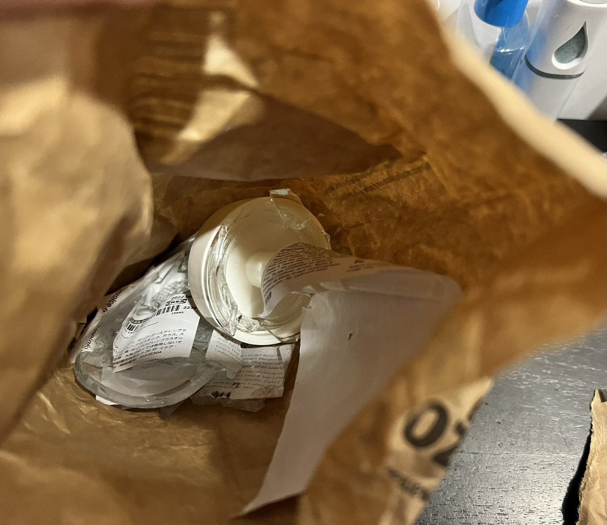 jababaga's tweet photo. @amazonIN at its lowest, product completely shattered. Stop asking if product intact in damaged package, start teaching your delivery guys how to handle our products with care!! 
#amazon #product #damage #delivery #disappointed #fail #package #customercare https://t.co/T0Z6njQzLz