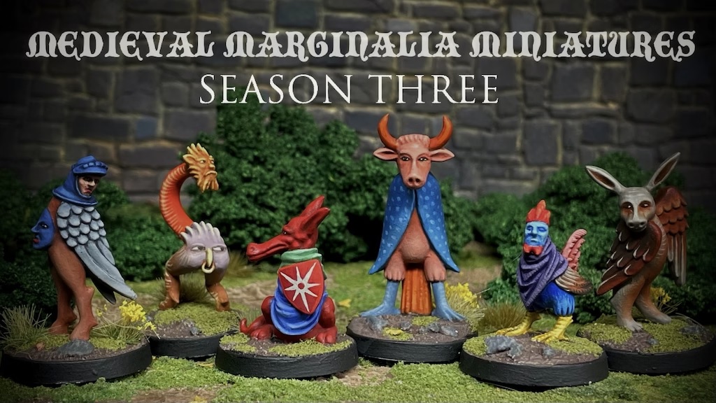 ontabletop's tweet photo. Have a peek at some more weird wonders from Andrew May of #MeridianMiniatures - do you fancy picking up some more Medieval Marginalia? https://t.co/lRuIta2Ctu https://t.co/h2Je74x2gP
