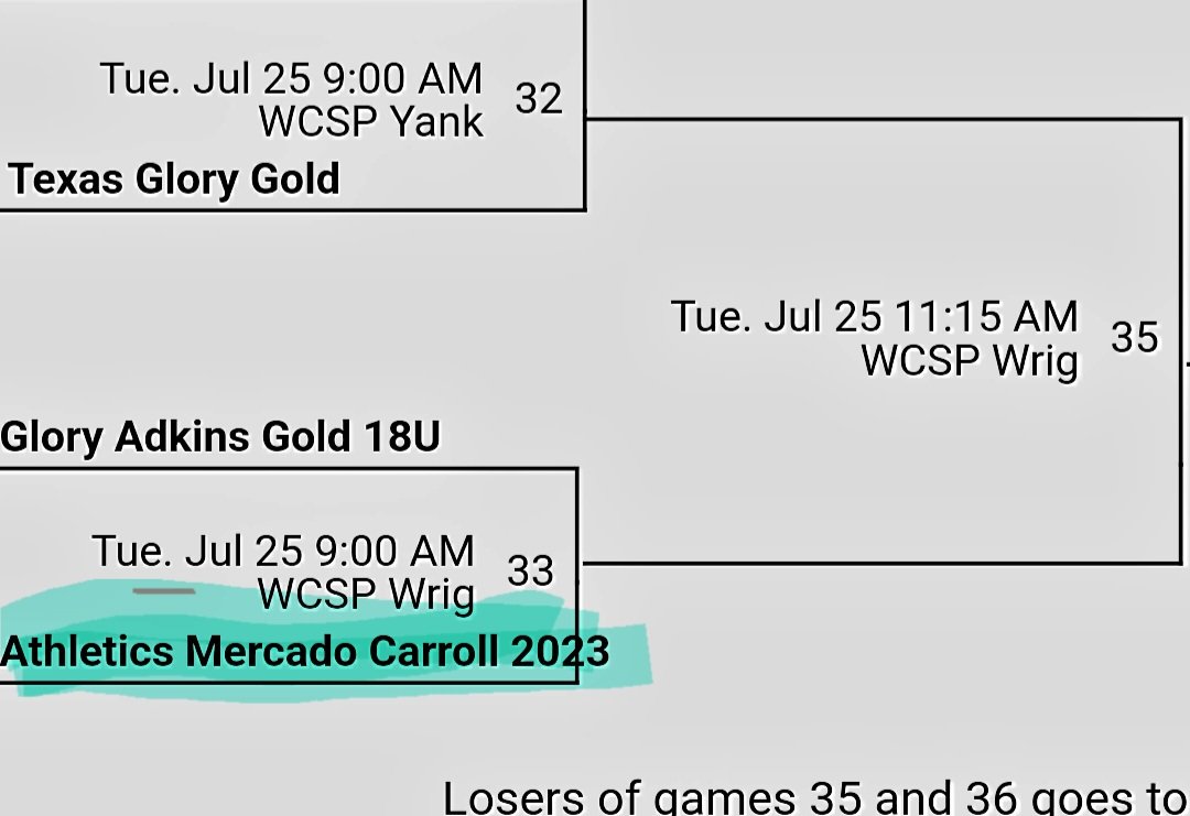 Game 3 tomorrow. Come out and support.  <a href="/CoastRecruits/">Coast 2 Coast Recruits</a> <a href="/SBRRetweets/">Softball Recruiting Reposts</a> <a href="/AMCarroll2023/">Athletics Mercado Carroll 2023</a> <a href="/StacyMayJohnson/">Stacy May-Johnson</a> <a href="/GCarbonatto/">Gina Carbonatto</a> <a href="/StaceyNuveman/">Stacey Nuveman Deniz</a> <a href="/CoachLettyO/">Letty Olivarez</a> <a href="/CoachRayNoelte/">Coach Ray Noelte</a> <a href="/LindaGarza02/">Coach Garza</a> <a href="/CoachMJKnighten/">MJ Knighten</a> <a href="/coachCThomson/">Cody Thomson</a> <a href="/SoftballClips/">Softball Clips</a>