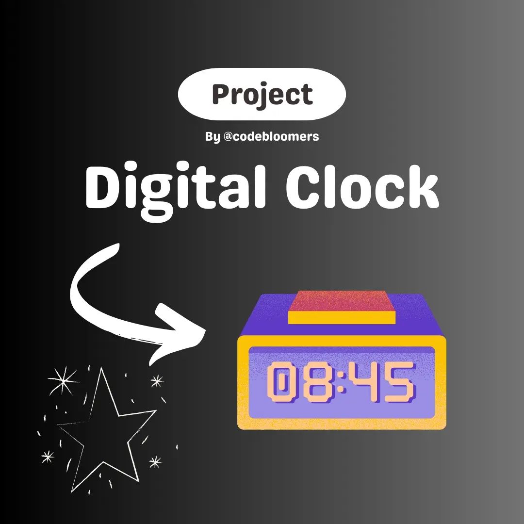 codebloomers's tweet image. Digital Clock ⏰

When Hover on picture They Glowing Which gives
amazing User Experience 😊

!! FOLLOW US TO LEARN CODING!! 🧑‍💻
Follow for more! @codebloomers

Don&apos;t forget Like ❣️

Save for future references👽
Source code 👇
instagram.com/p/CvBoKdgJ-V-/…
#html #project #css #js